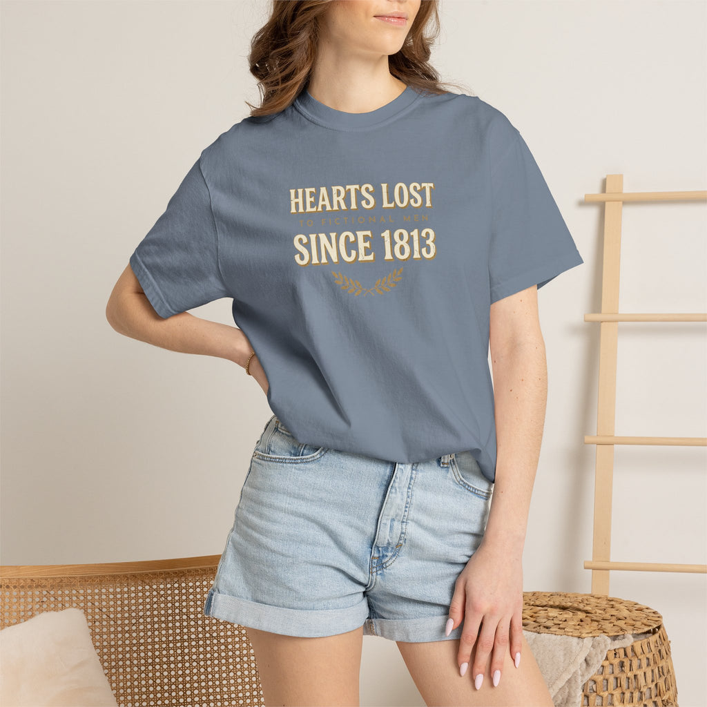 Hearts Lost to Fictional Men since 1813 T-Shirt