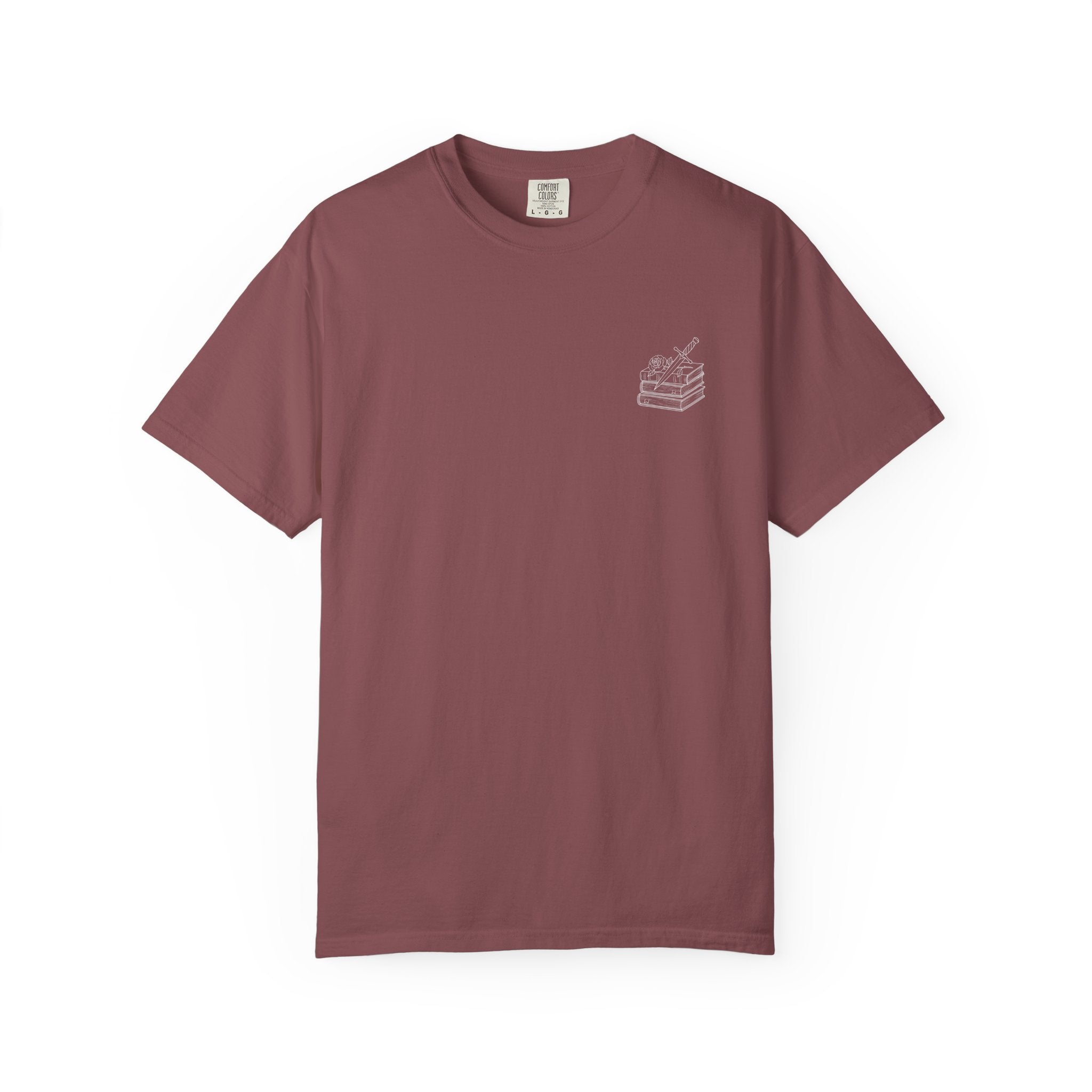 Books & Dagger Tee - Bookish T-Shirt