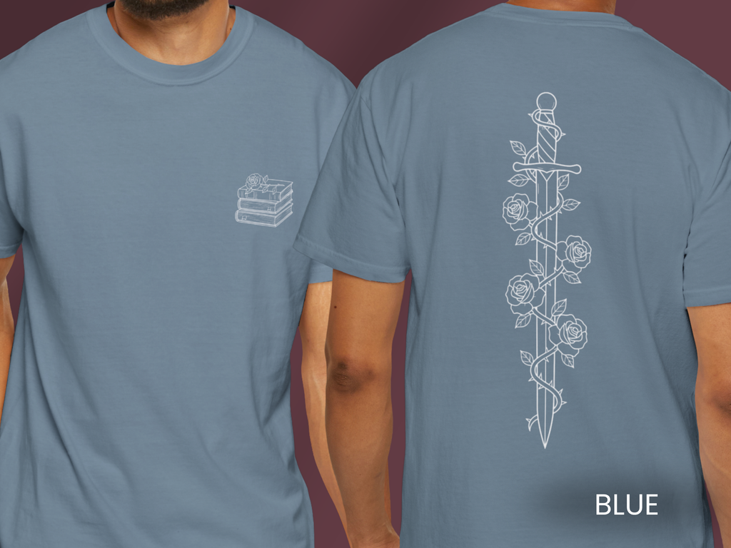 Bookish Sword & Rose T-Shirt