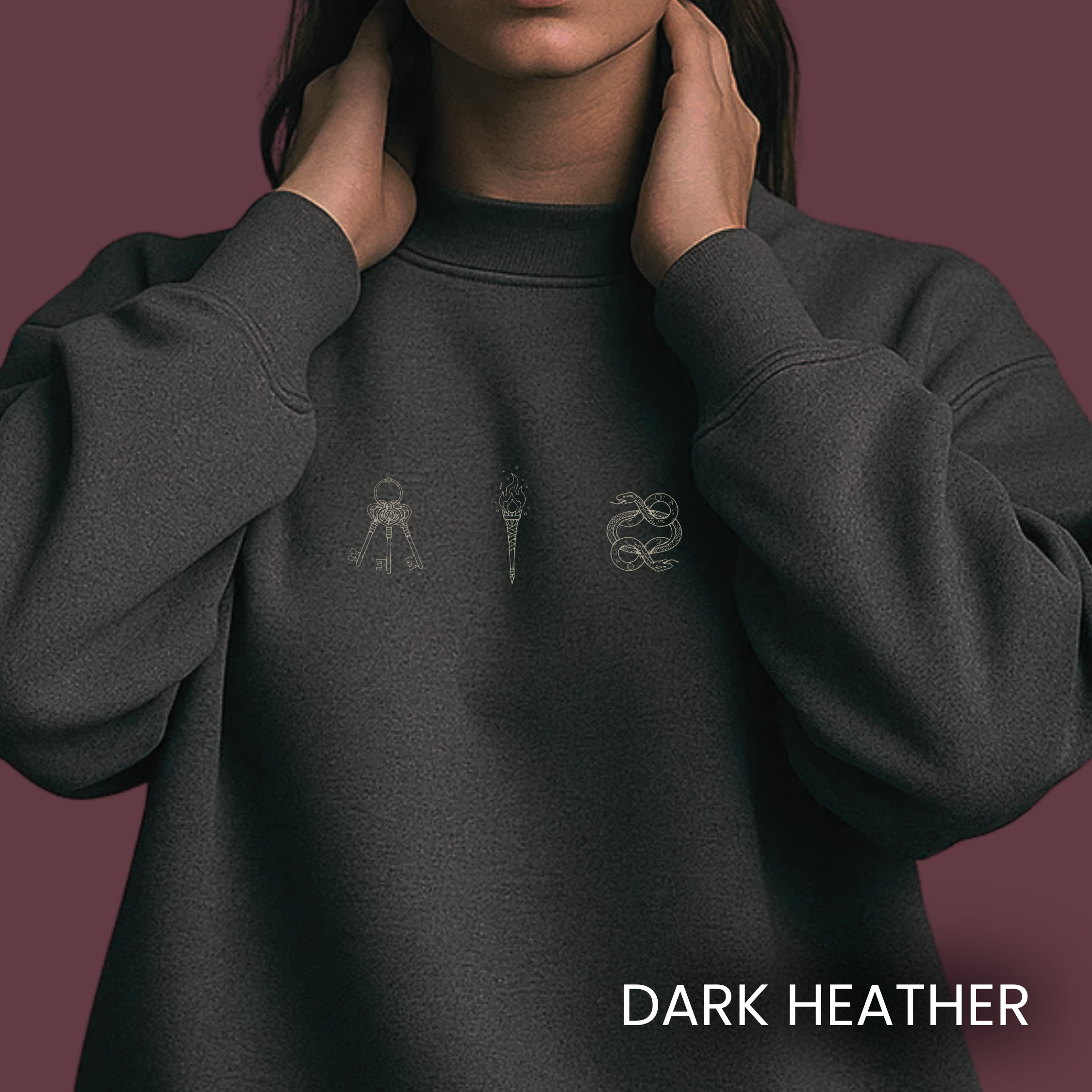Hecate Icon Fleece Pullover Sweatshirt