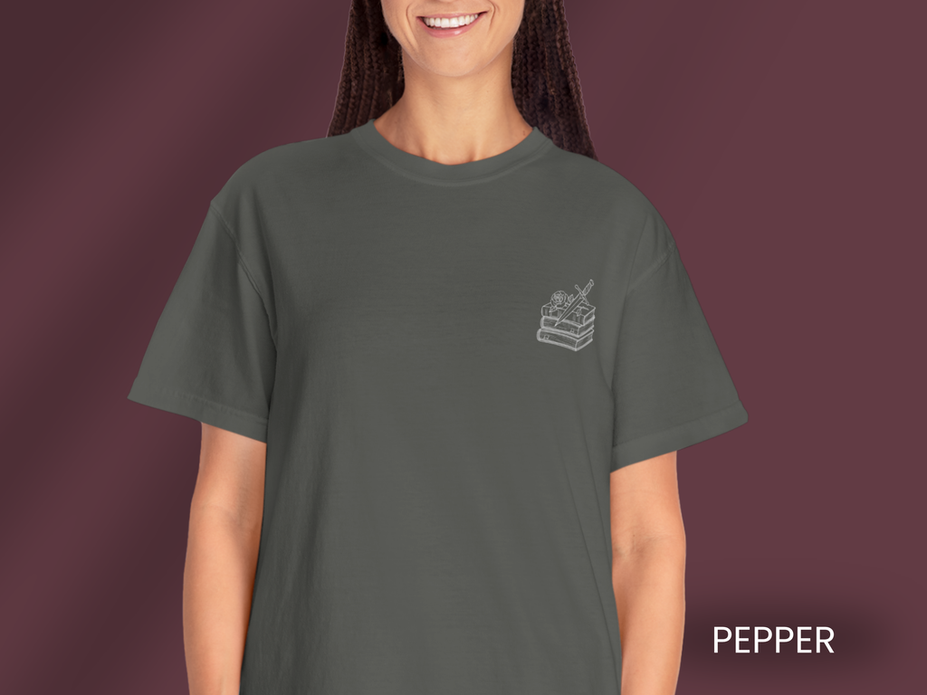 Books & Dagger Tee - Bookish T-Shirt