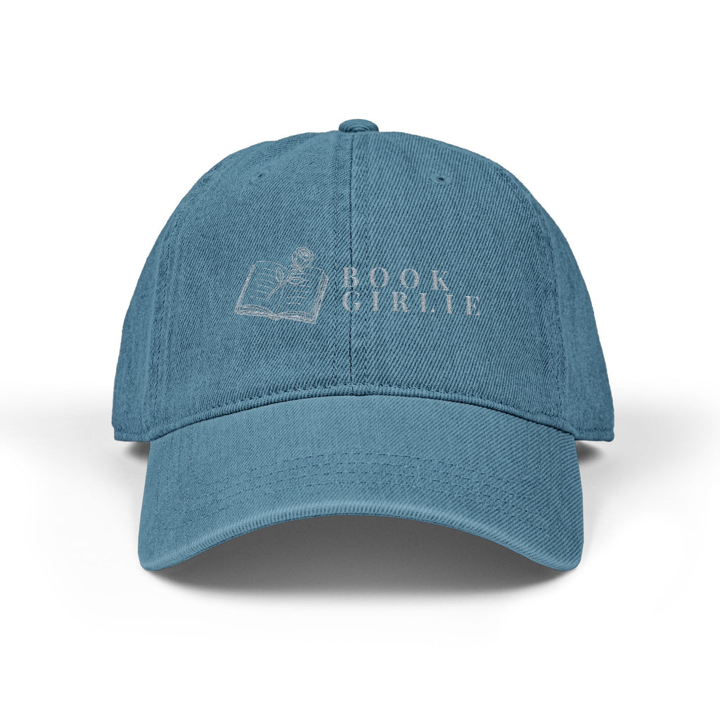 Book Girlie Embroidered Denim Hat