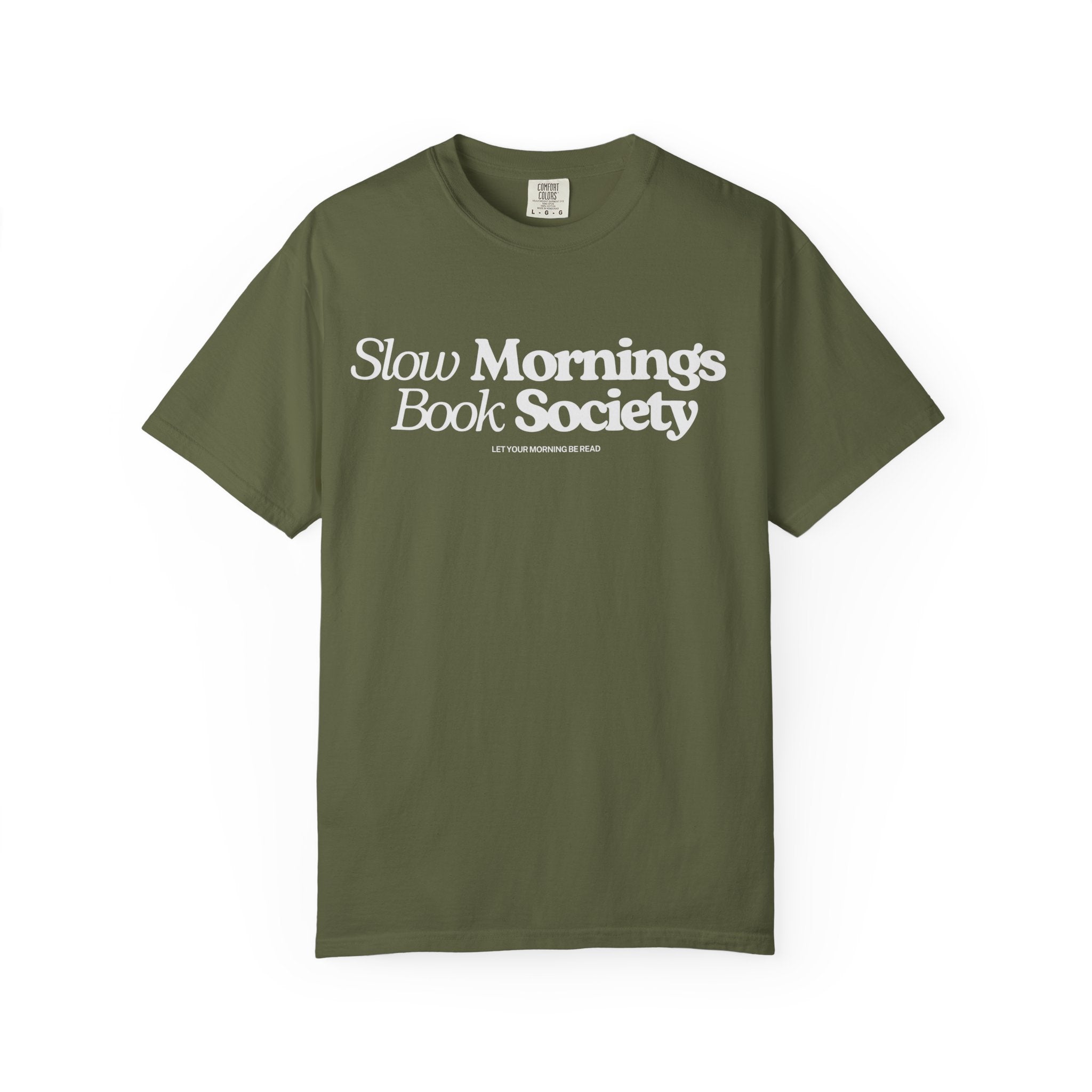 Slow Mornings Book Society T-Shirt